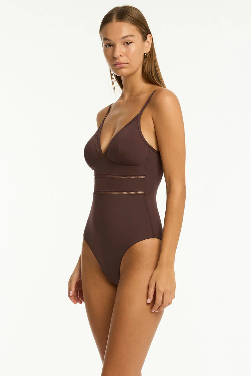 Essentials Edit Cross Back Tri One Piece - Image 4