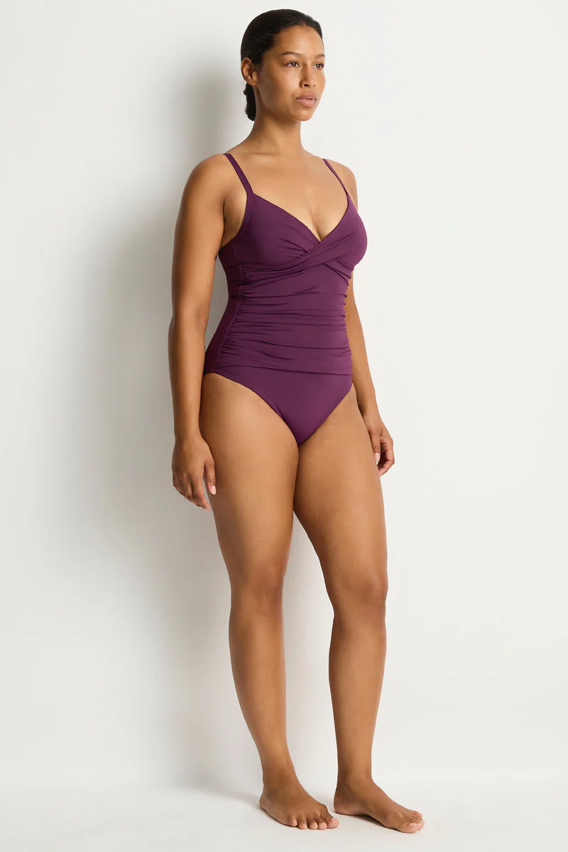Essentials Edit Cross Front Scoop Back One Piece - Image 3