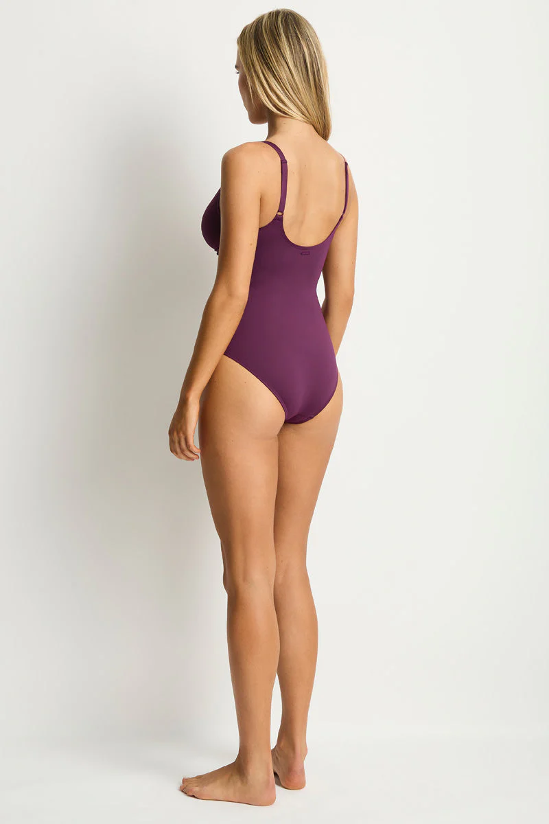 Essentials Edit Cross Front Scoop Back One Piece - Image 7
