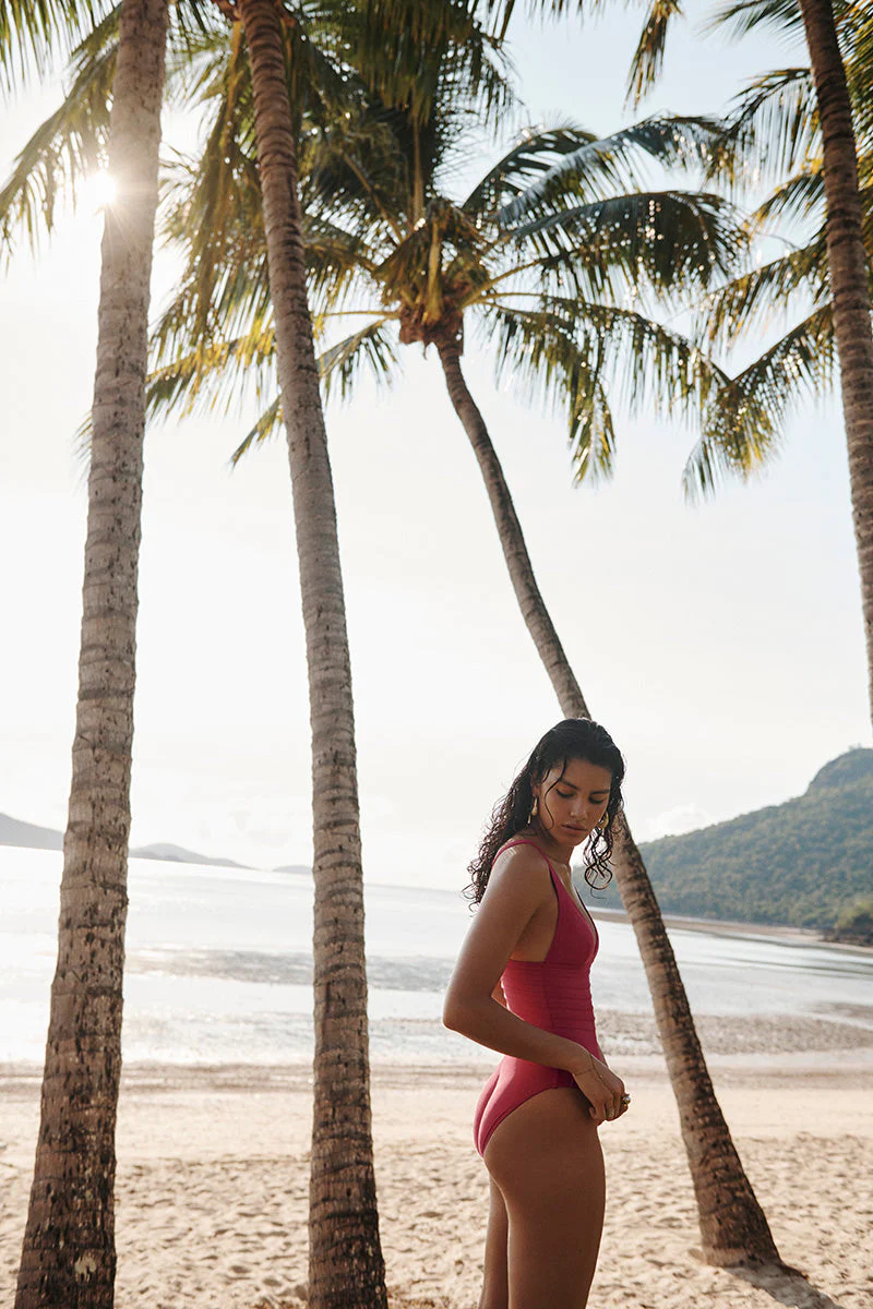 De Luxe Plunge Longline One Piece - Image 7