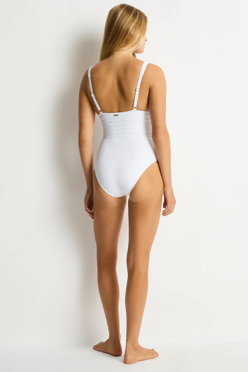 De Luxe Plunge Longline One Piece - Image 3