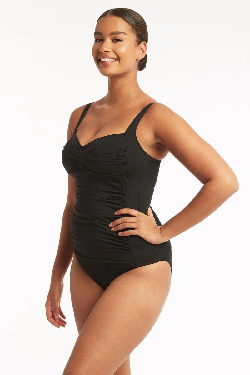 Eco Essentials Twist Front Tankini - Image 3