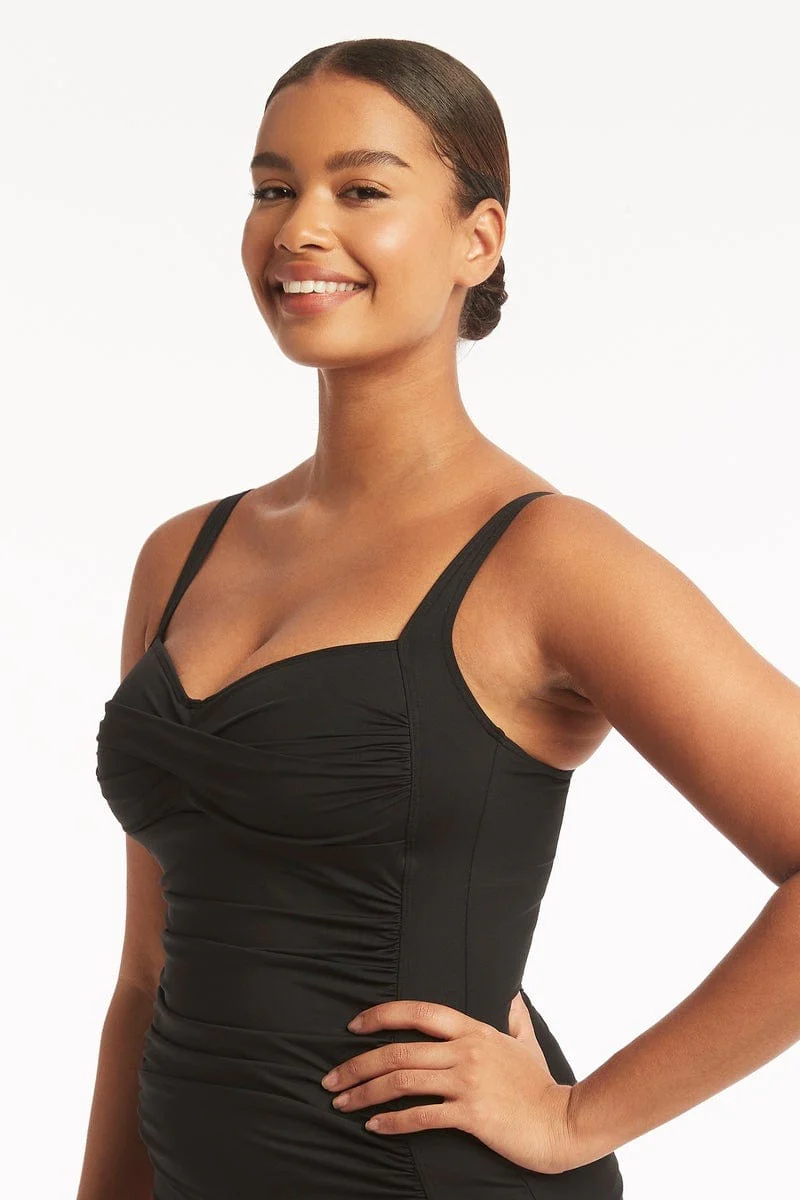 Eco Essentials Twist Front Tankini - Image 5