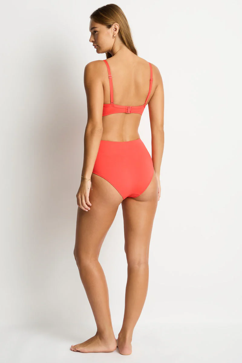 Essentials Edit Cross Front Moulded Cup Bra - Image 4
