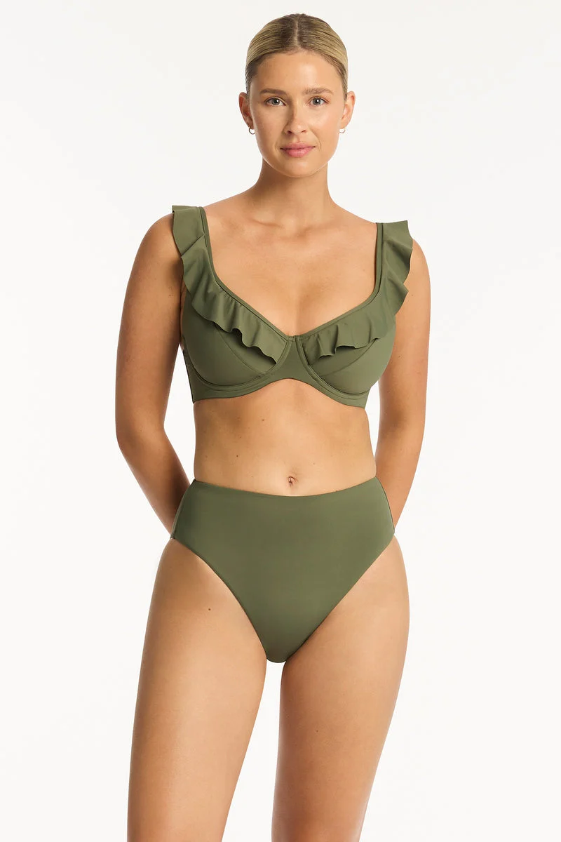 Eco Essentials F Cup Frill Underwire Bra - Image 3