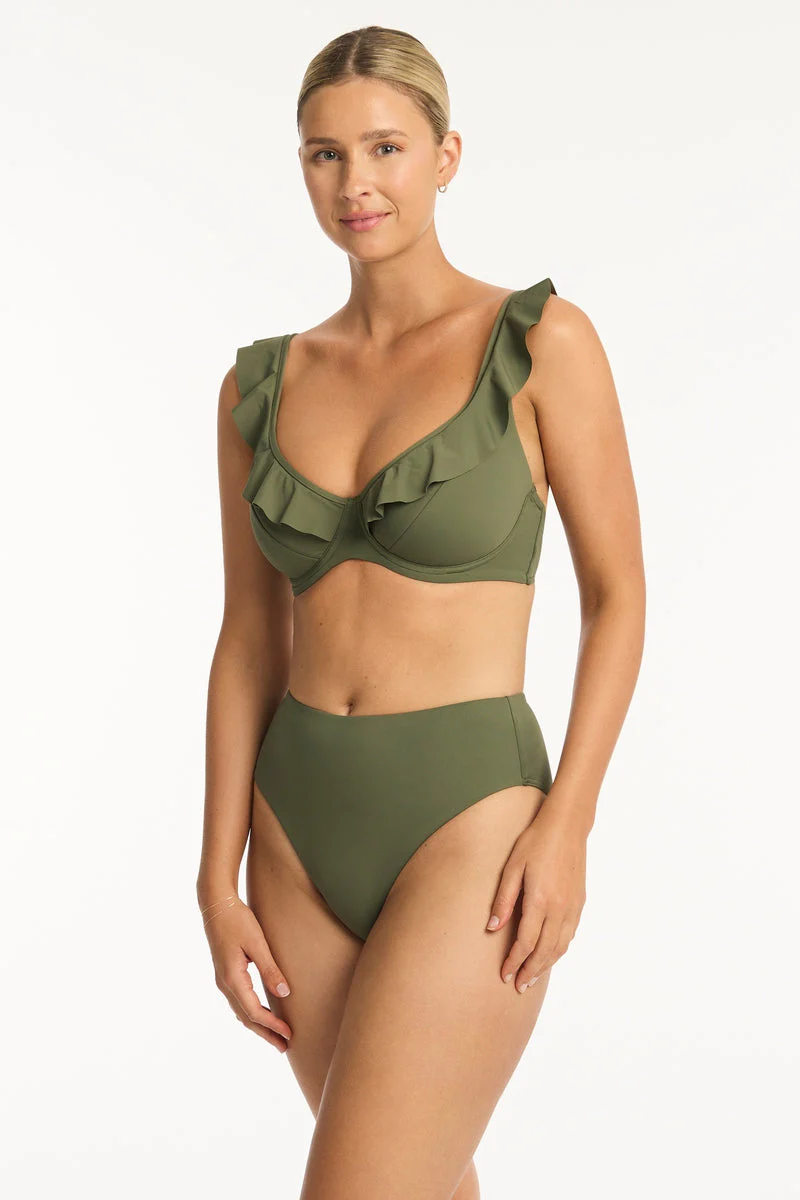 Eco Essentials F Cup Frill Underwire Bra - Image 4