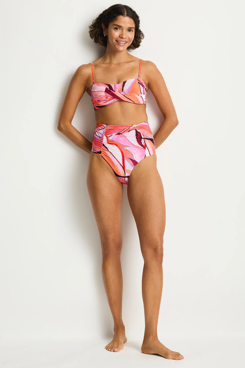 Neon Wave Super High Waist Gathered Pant - Image 3