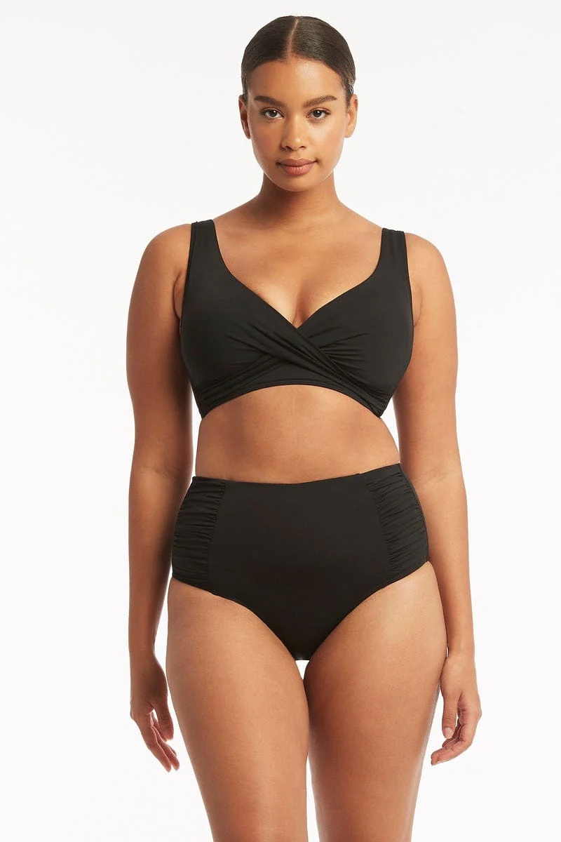 Eco Essentials High Waist Gathered Side Pant - Image 4