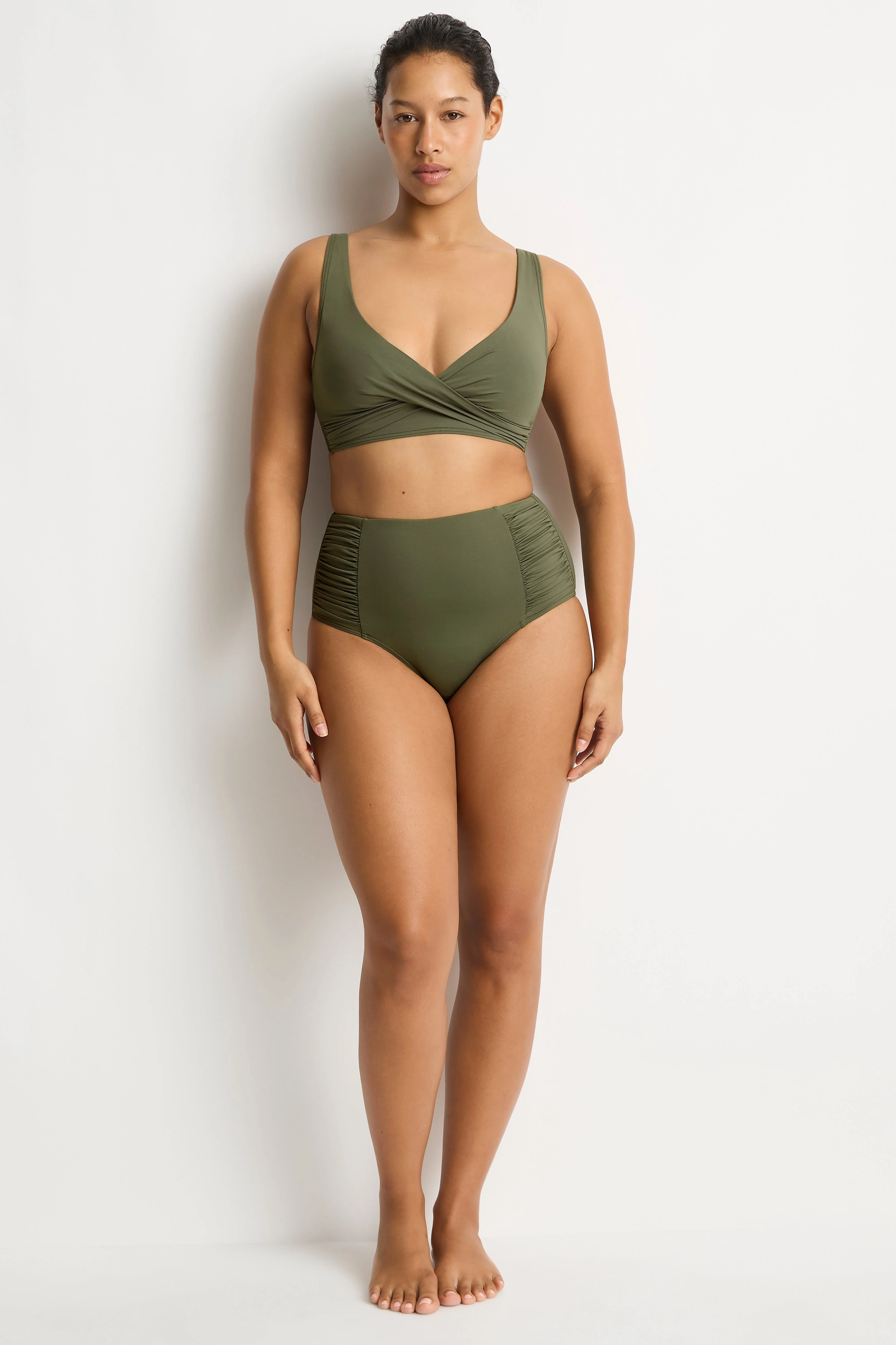 Eco Essentials High Waist Gathered Side Pant - Image 3