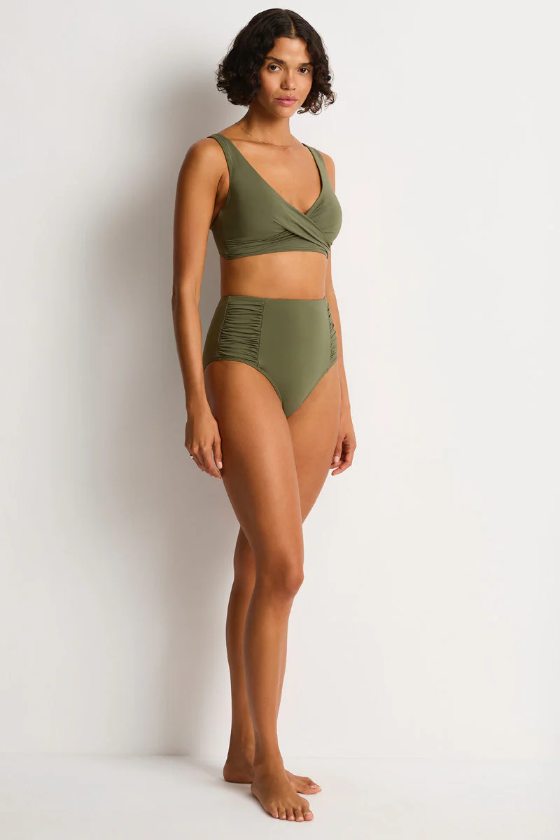 Eco Essentials High Waist Gathered Side Pant - Image 7
