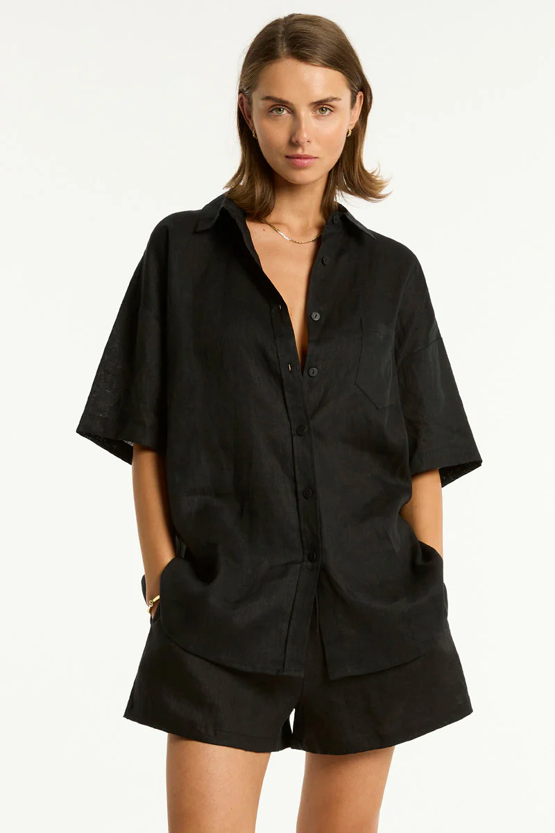 Resort Linen Aloha Shirt - Image 3