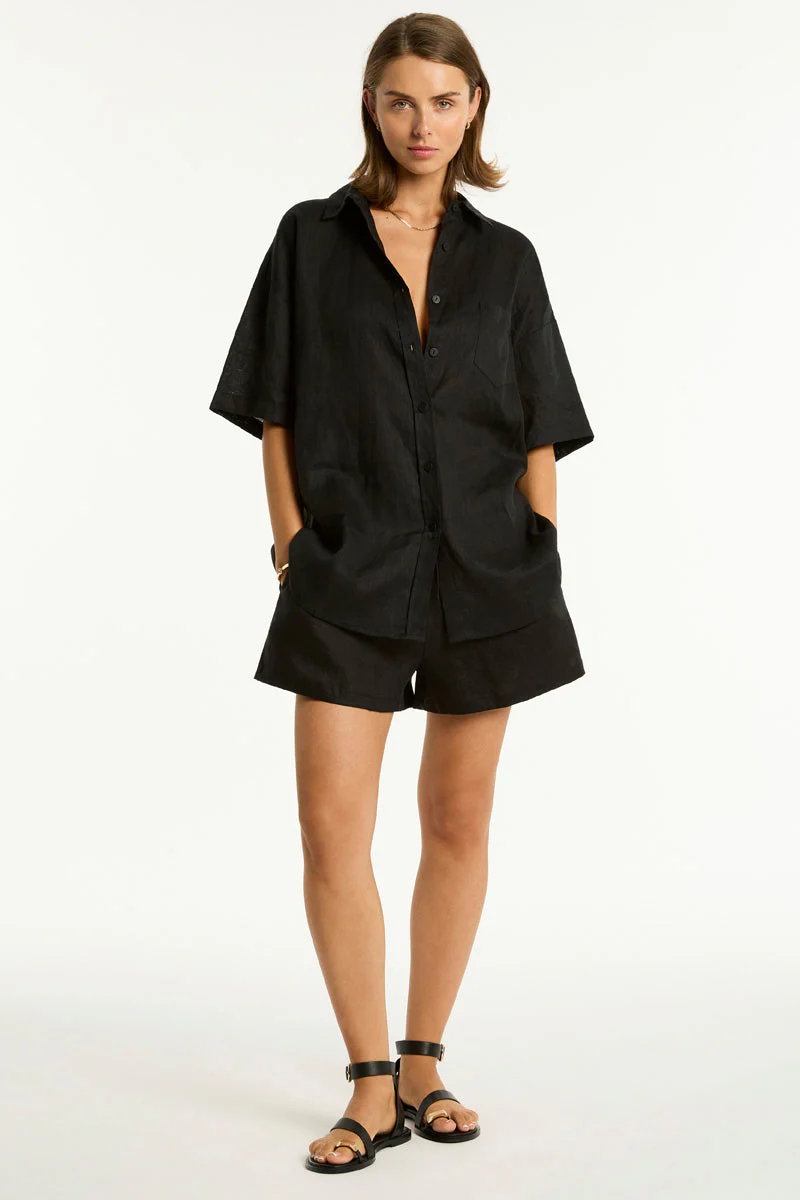 Resort Linen Aloha Shirt - Image 4