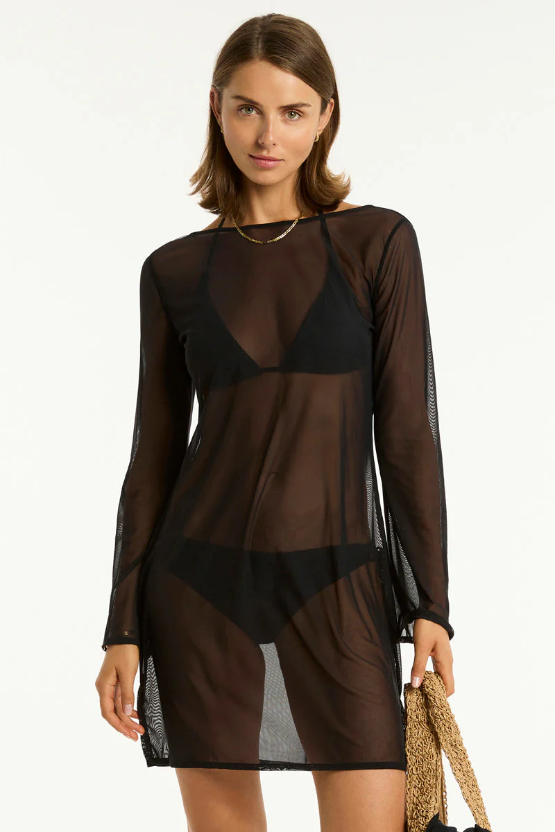 Day Club Mesh Short Dress - Image 5