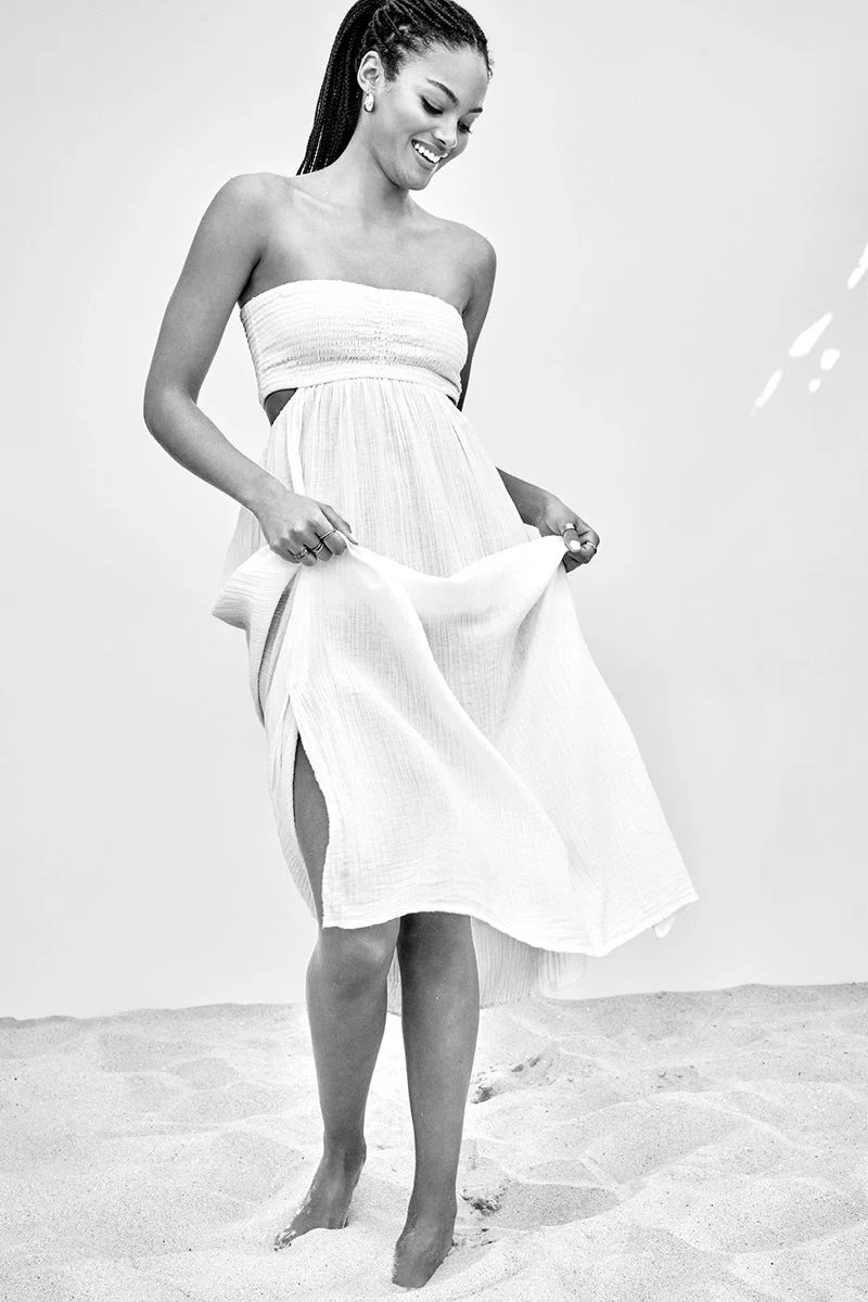 Sunset Cutaway Bandeau Dress - Image 2