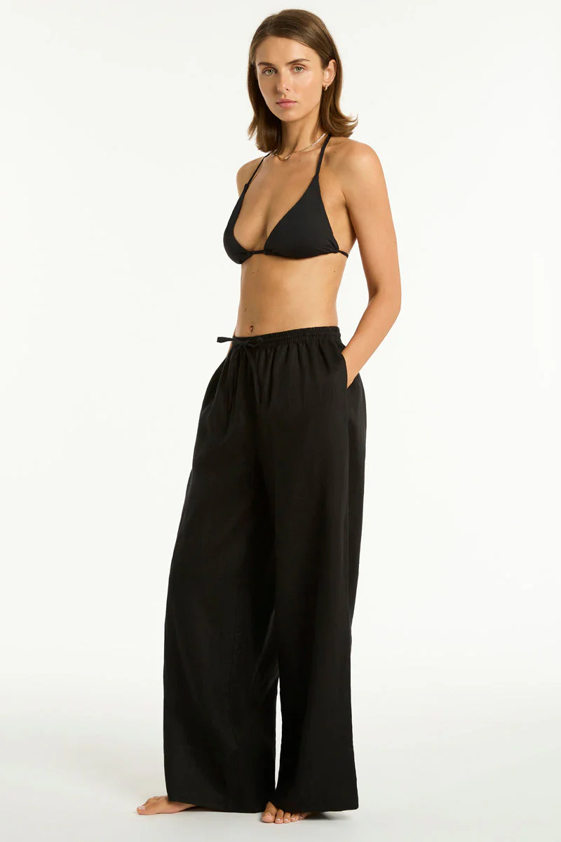 Tidal Linen Palazzo Pant - Image 2