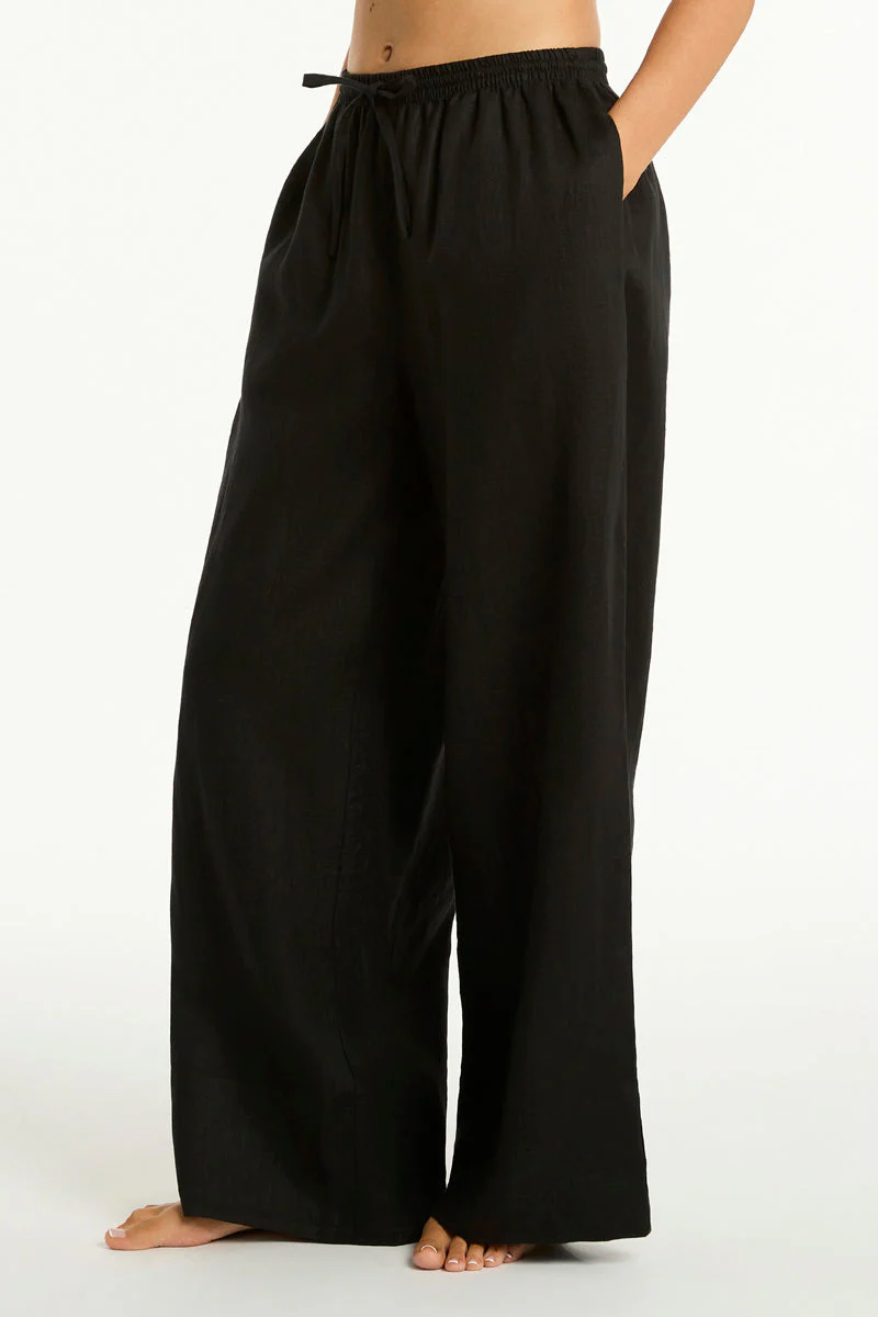 Tidal Linen Palazzo Pant - Image 3