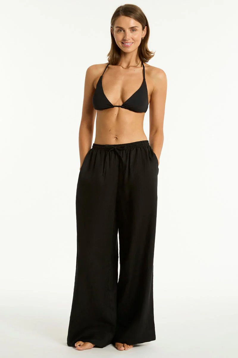 Tidal Linen Palazzo Pant - Image 5