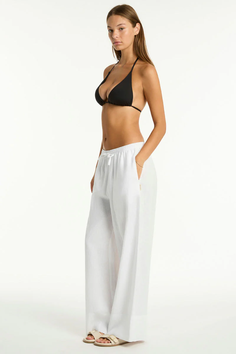 Tidal Linen Palazzo Pant - Image 2