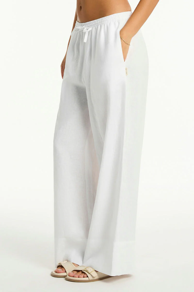 Tidal Linen Palazzo Pant - Image 3