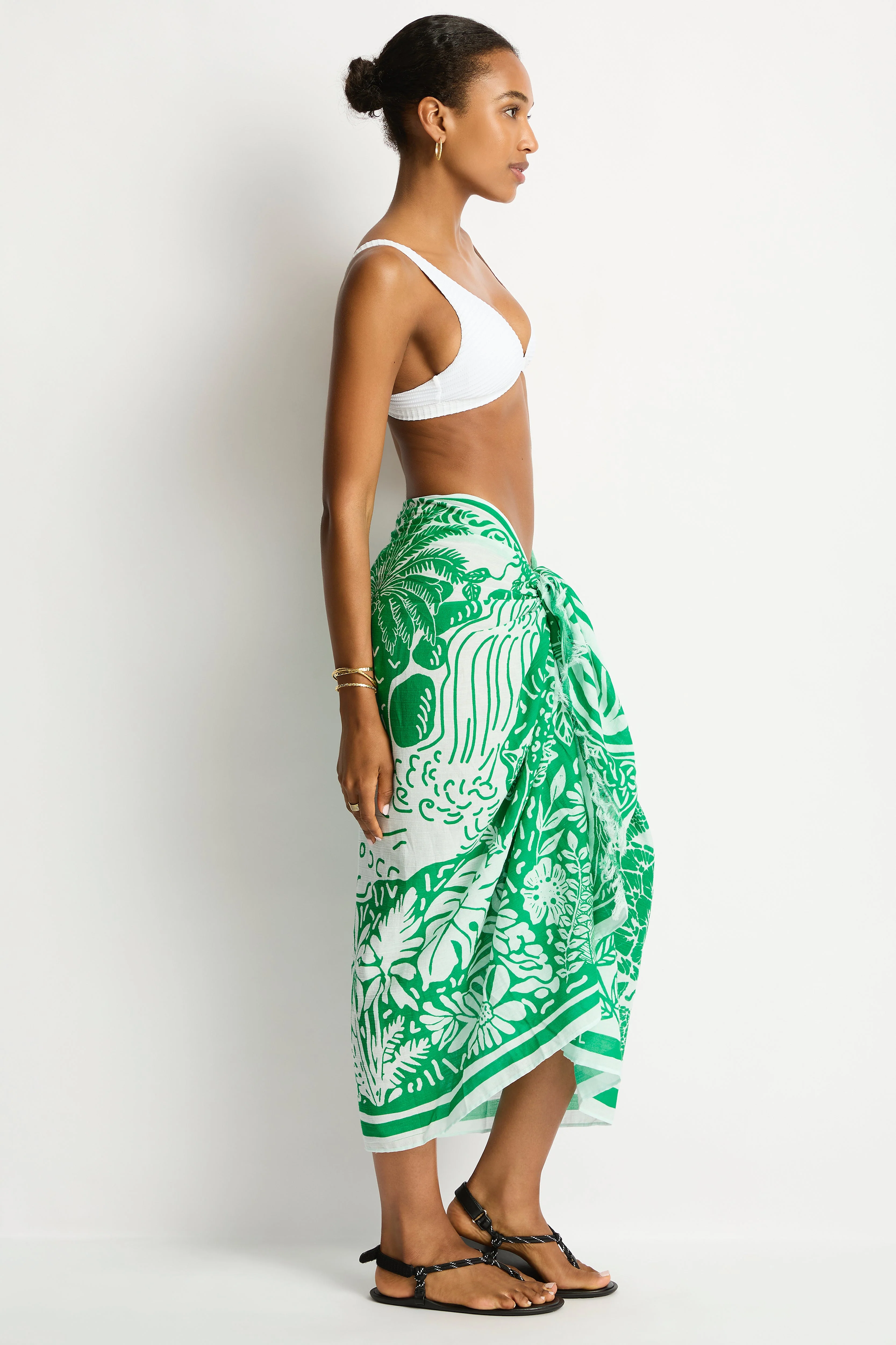 Jungle Lino Long Sarong - Image 4