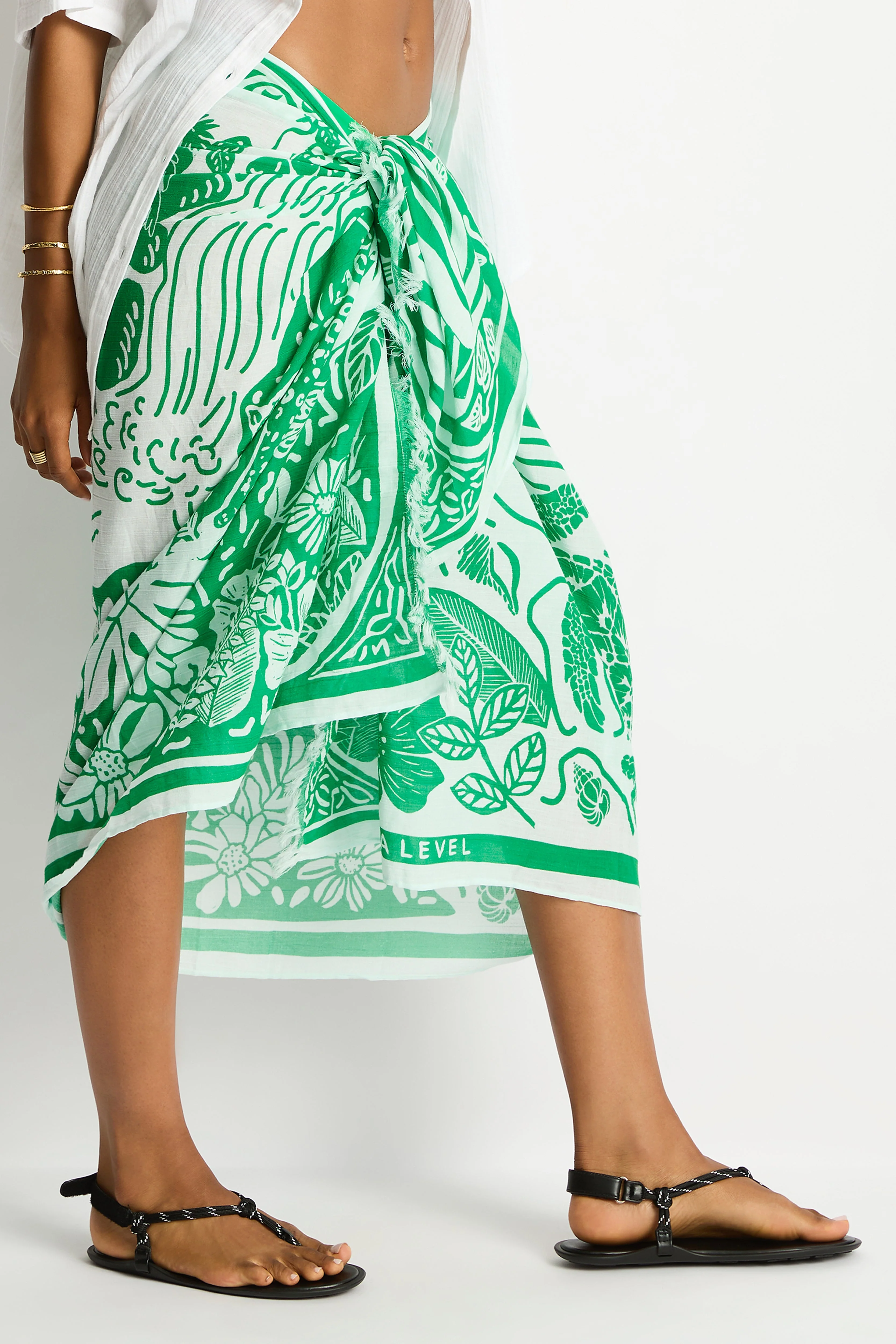 Jungle Lino Long Sarong - Image 5