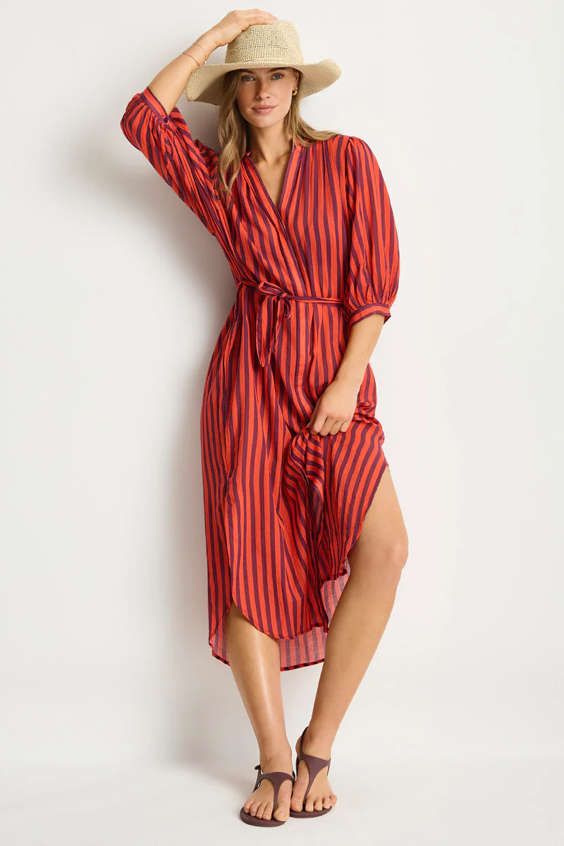 Vacay Boho Long Shirt Dress - Image 2