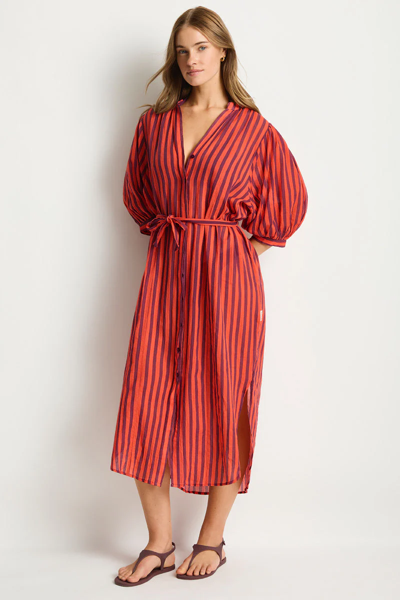 Vacay Boho Long Shirt Dress - Image 4