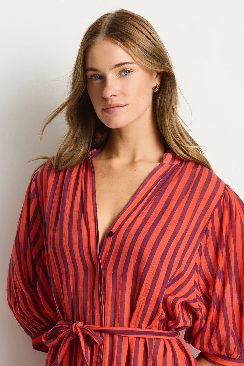 Vacay Boho Long Shirt Dress - Image 7