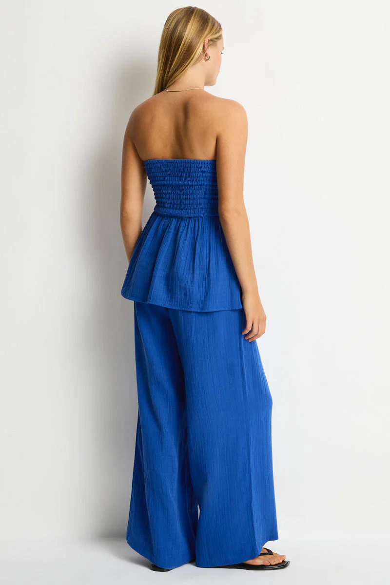 Sunset Shirred Bandeau Top - Image 3