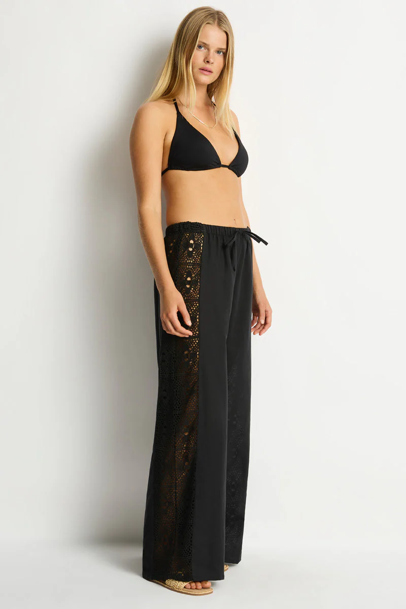 Shore Linen Panelled Beach Pant - Image 2