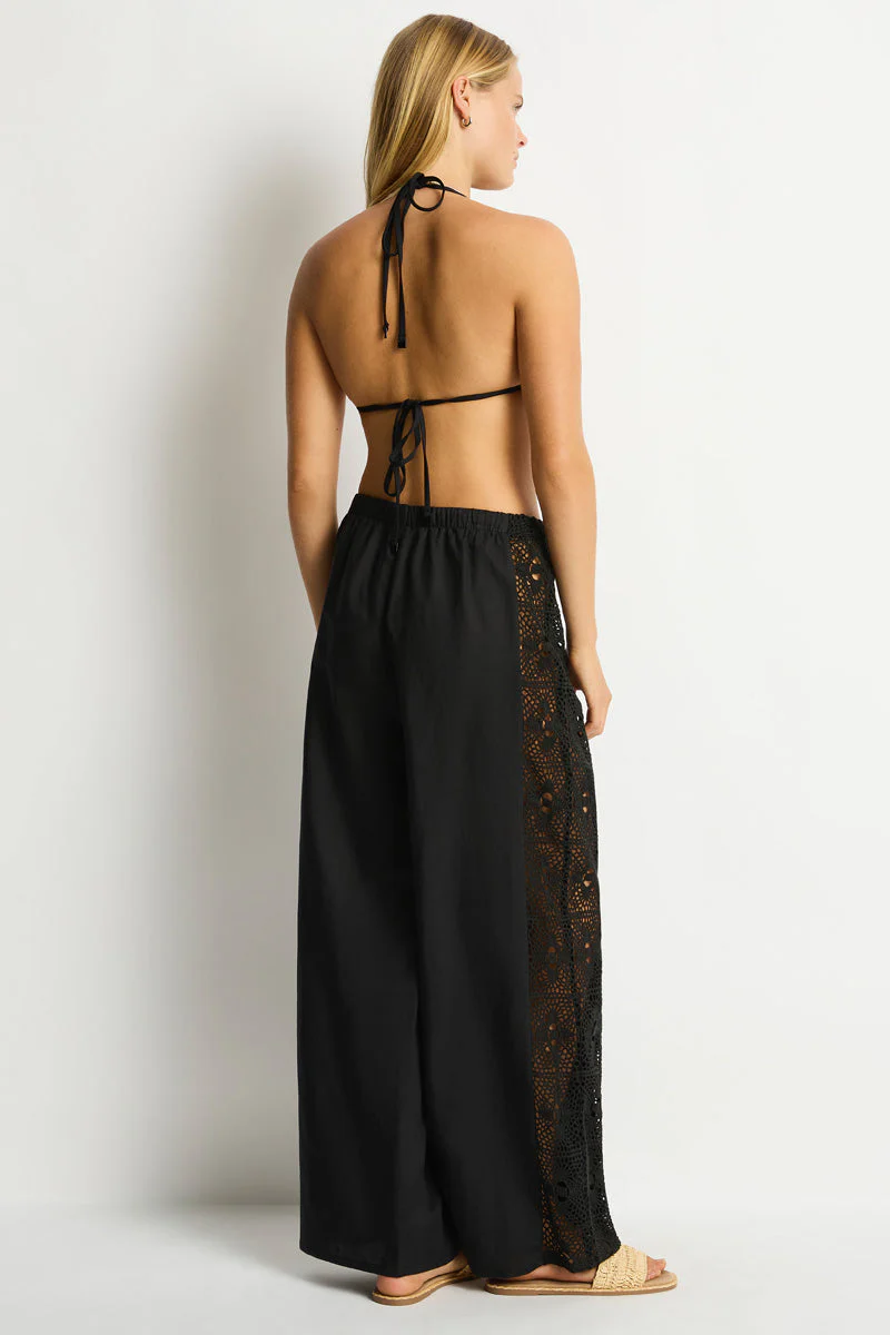 Shore Linen Panelled Beach Pant - Image 3
